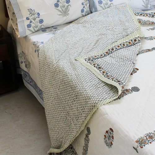 Anand Bagh-Handblock Cotton Quilt