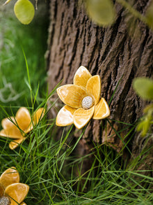 Buttercup- Single flower stem  - Mustard Yellow