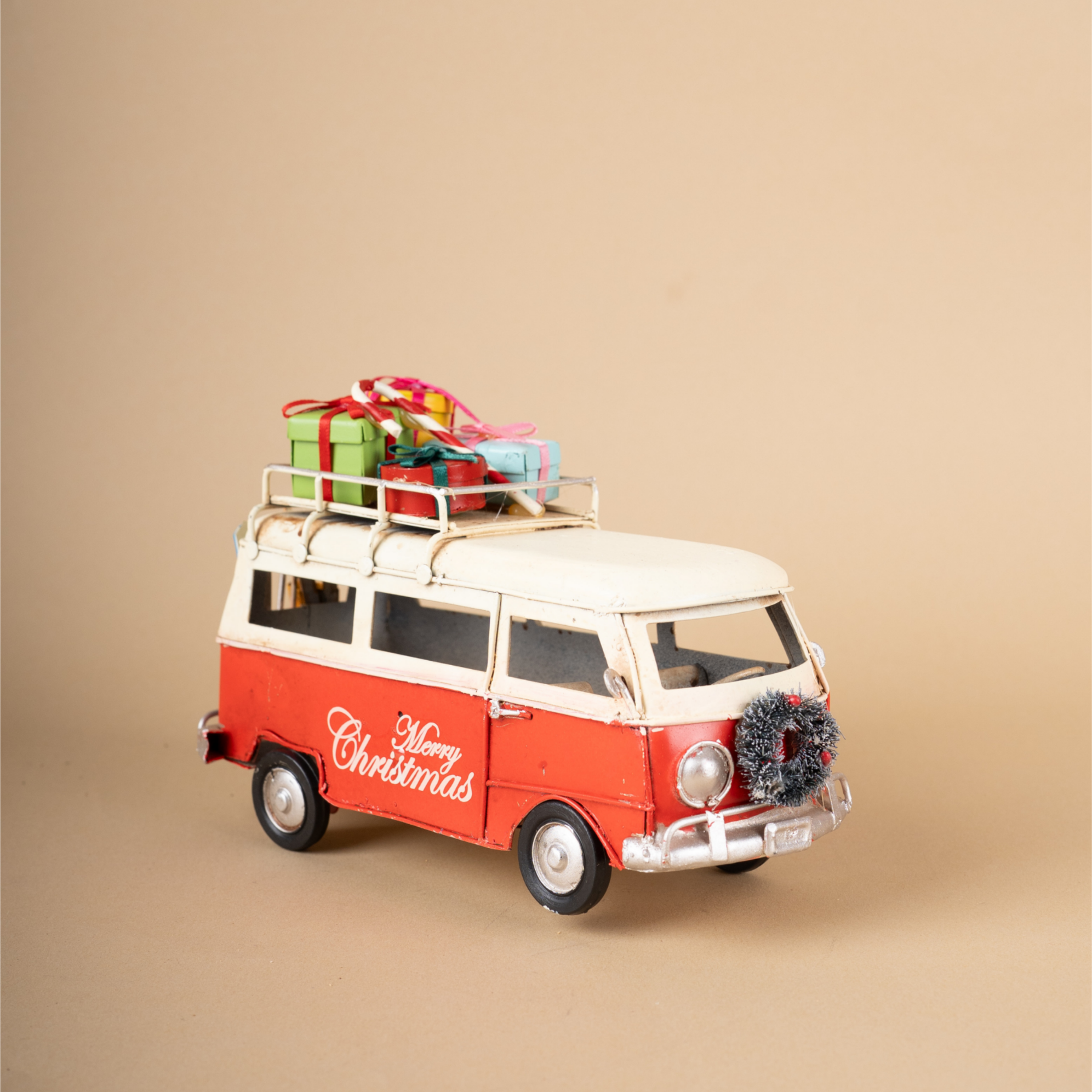 Bus with Christmas Decoration