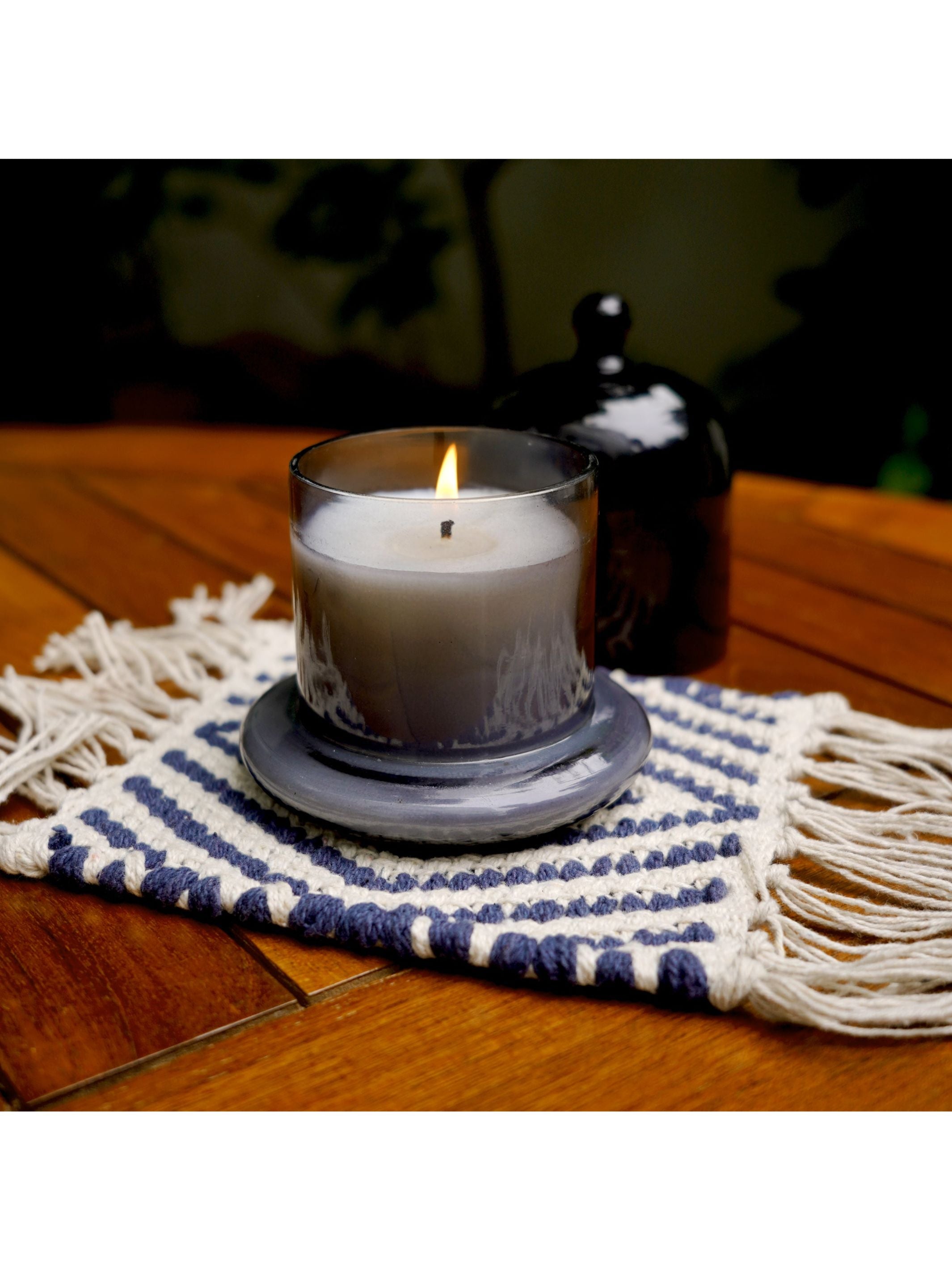 Handwoven Reversible Mug Rugs Set of 2