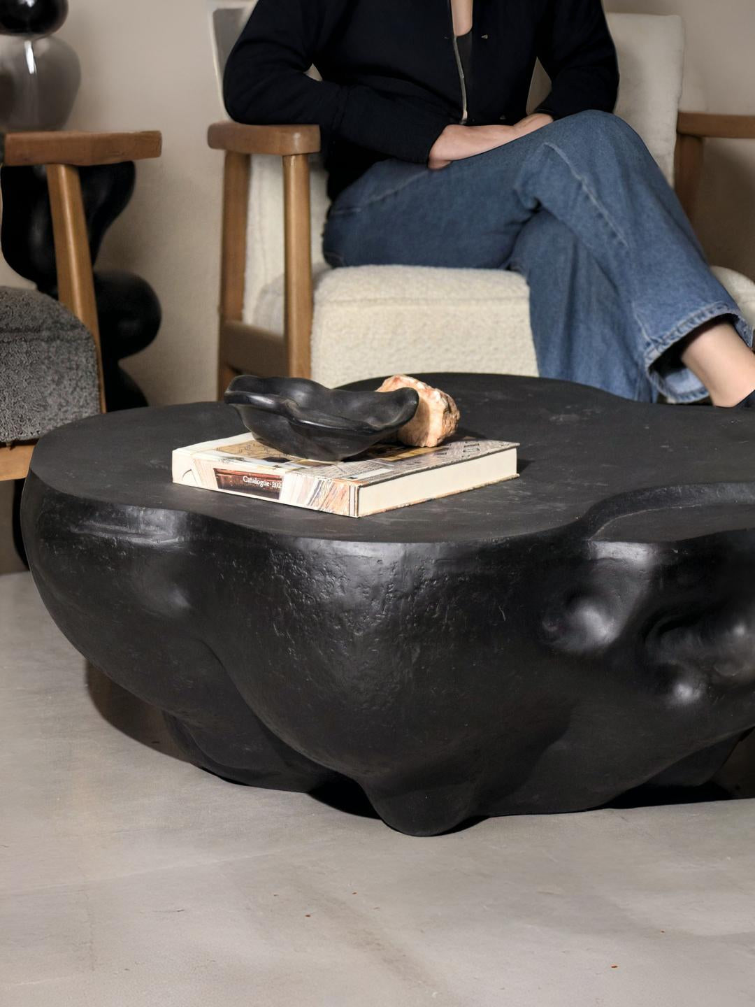 Yama Organic Table - Charcoal