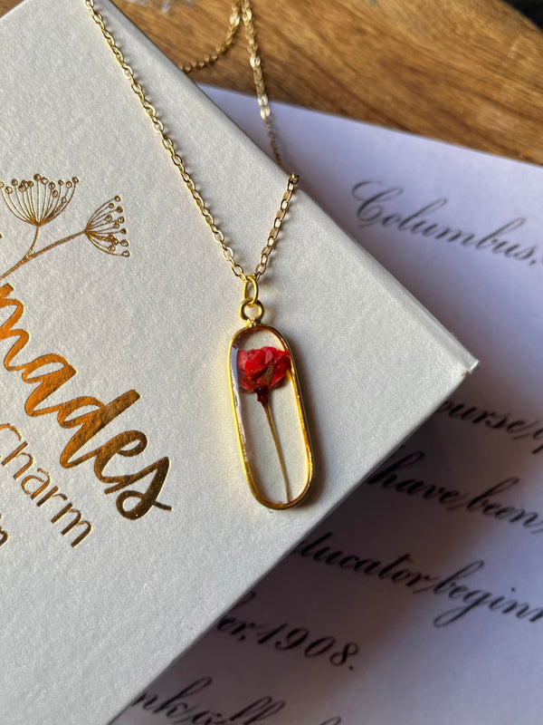 Rosa capsule locket