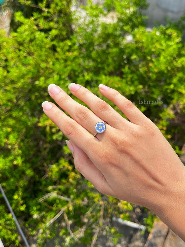 Ishmades Forget Me Not Ring