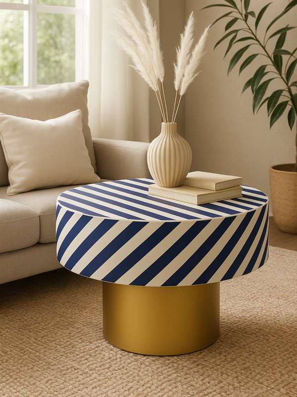 Inlay Round Coffee Table