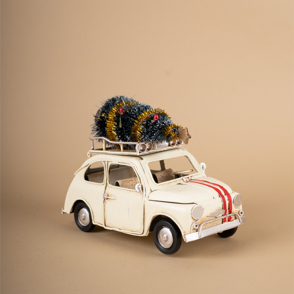 Car with Christmas Decoration