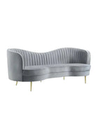 Vermont Upholstered Curved Sofa