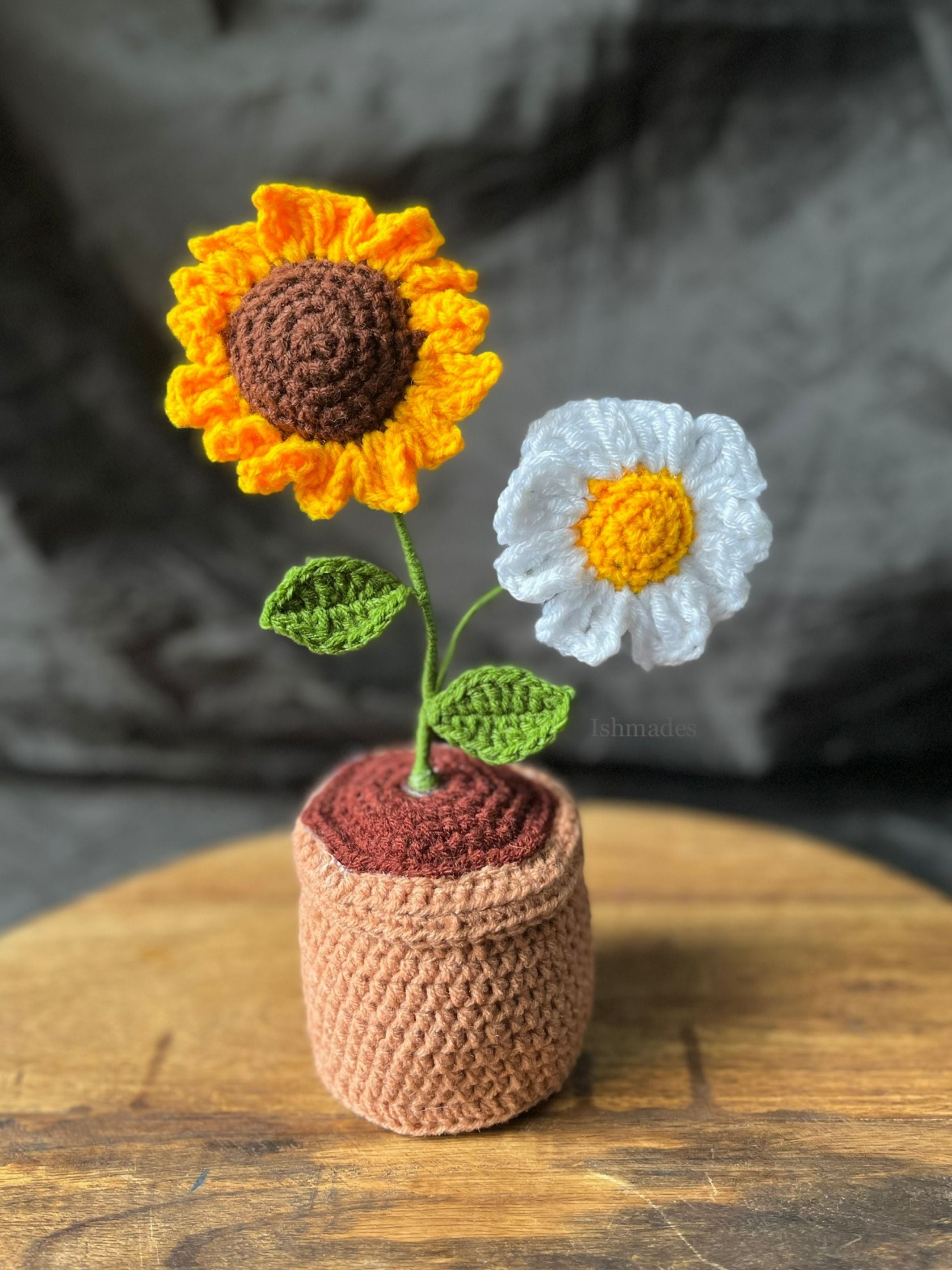 Sunshine Crochet Pot
