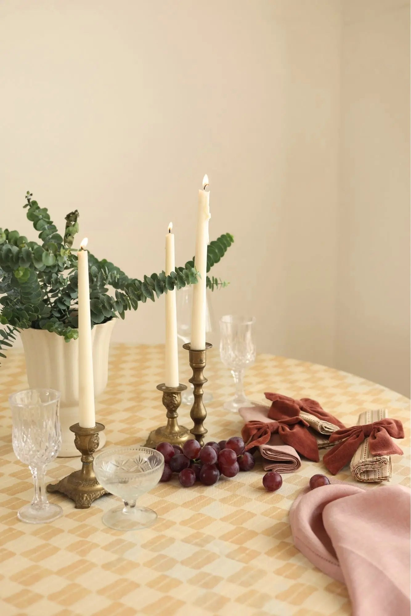 Echo Sand Cotton Table Cover