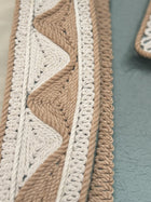 Fringed Symmetry (Set of 2) Handmade Thread Art