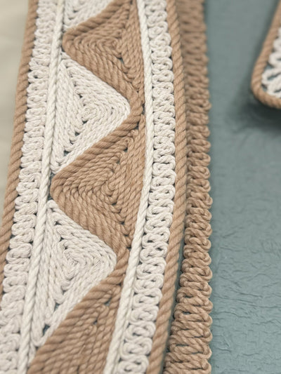 Fringed Symmetry (Set of 2) Handmade Thread Art