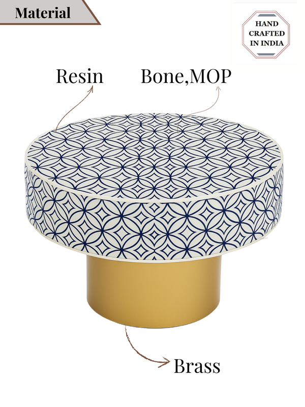 Inlay Round Coffee Table
