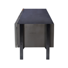 Live-Edge Wood & Epoxy Resin TV Media Unit