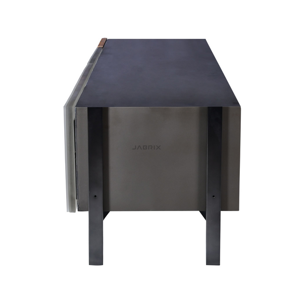 Live-Edge Wood & Epoxy Resin TV Media Unit