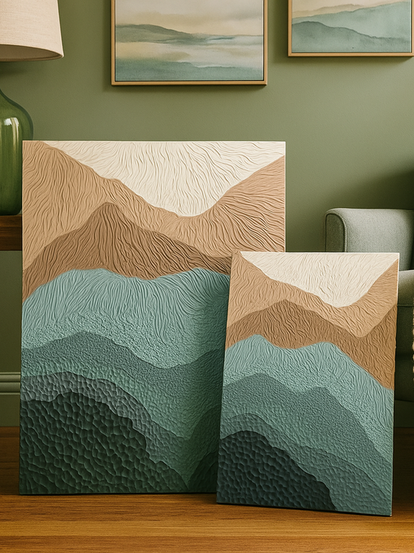 Layered Landscape Abstract Wall Art III