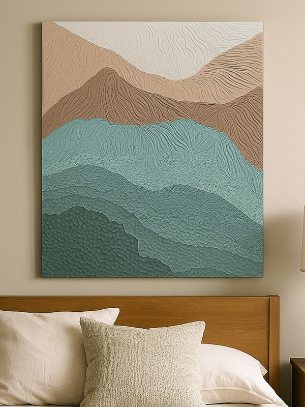 Layered Landscape Abstract Wall Art III