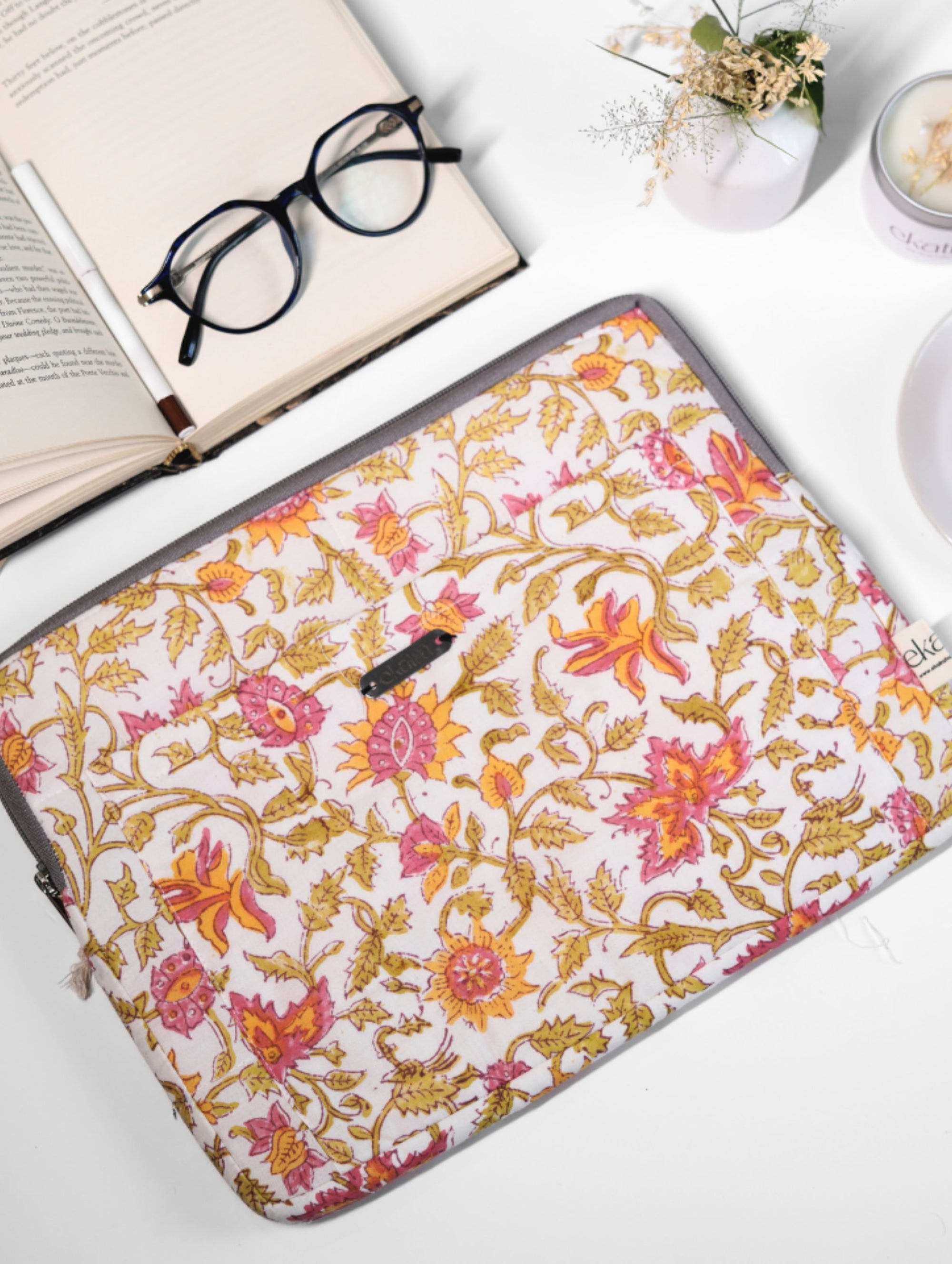 Laptop Sleeve Pink Floral