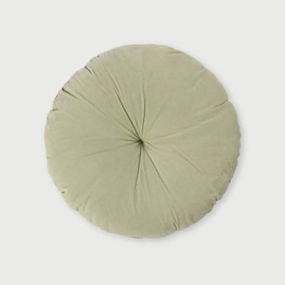 Cuddle Pistachio Velvet Round Cushion SanctuaryLiving