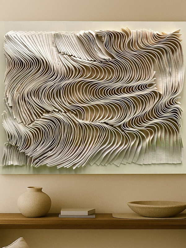 Sculpted Felt for Home Decor