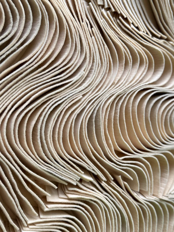 Sculpted Felt for Home Decor
