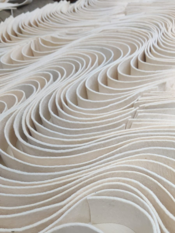 Sculpted Felt for Home Decor