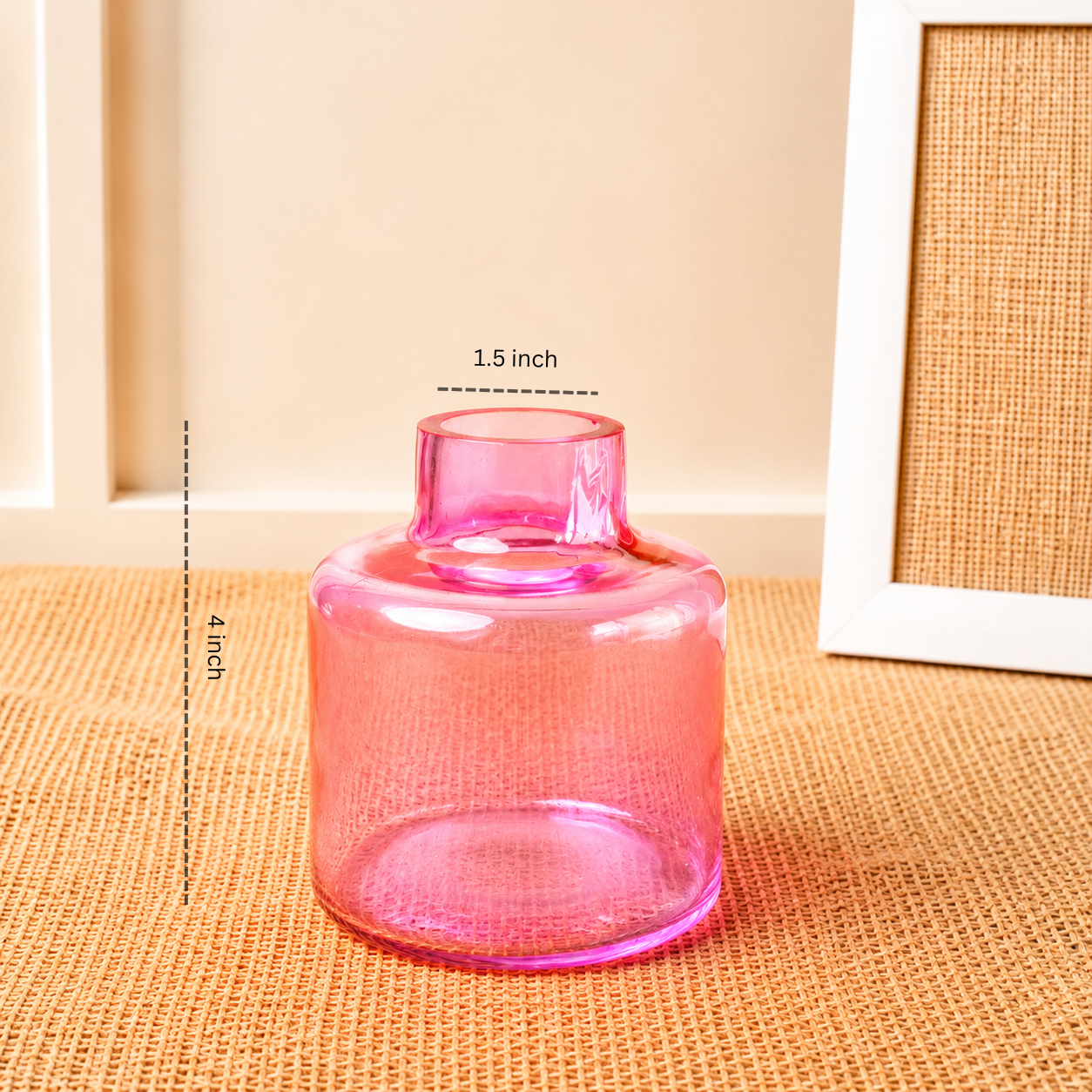 Blush Aroma Diffuser Garden | Reed Diffuser Gift Set with Dried Flowers - https://artecasa.in/