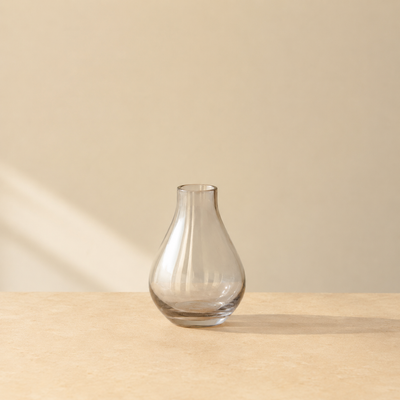 Midnight Bloom Black Glass Vase with Dried Flowers | Decorative Floral Vase for Modern Home Décor - https://artecasa.in/