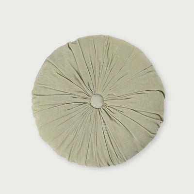 Cuddle Pistachio Velvet Round Cushion SanctuaryLiving