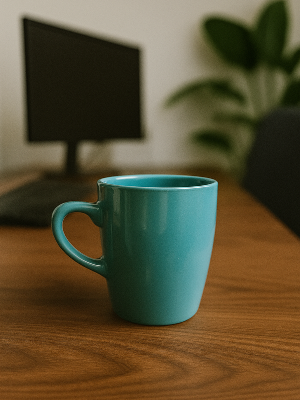 Midnight Blue Ceramic Coffee Mug – 350ML Set Of 2