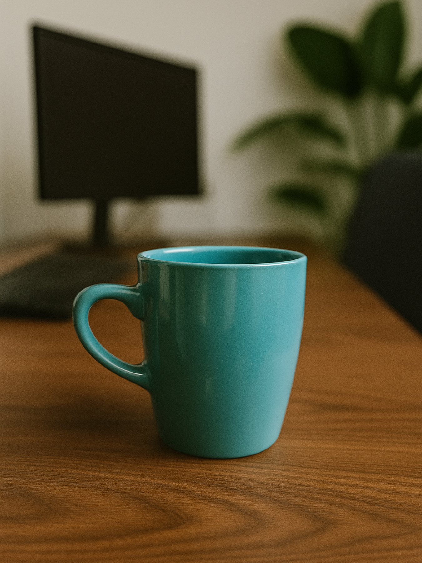 Midnight Blue Ceramic Coffee Mug – 350ML