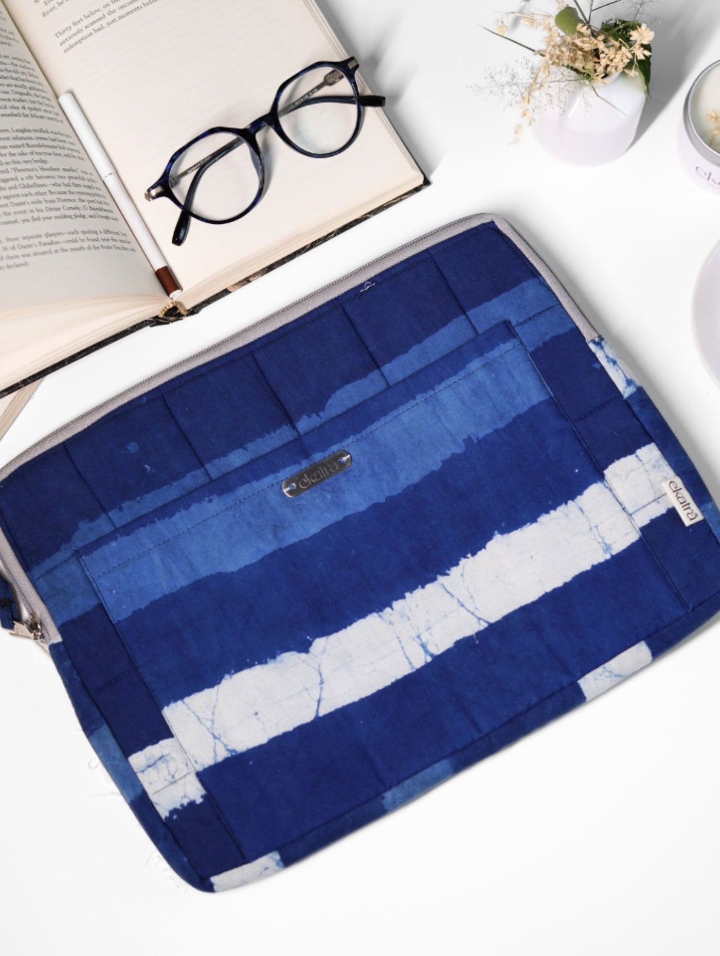 Laptop Sleeve Indigo Stripes