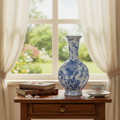 Blue and White Vase - S