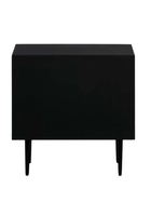 Inlay Tribal Bedside Table with Legs - Chevron