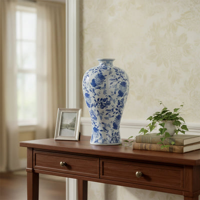 Blue and White Vase - L