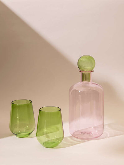 Rosette Carafe Set - Set of 3