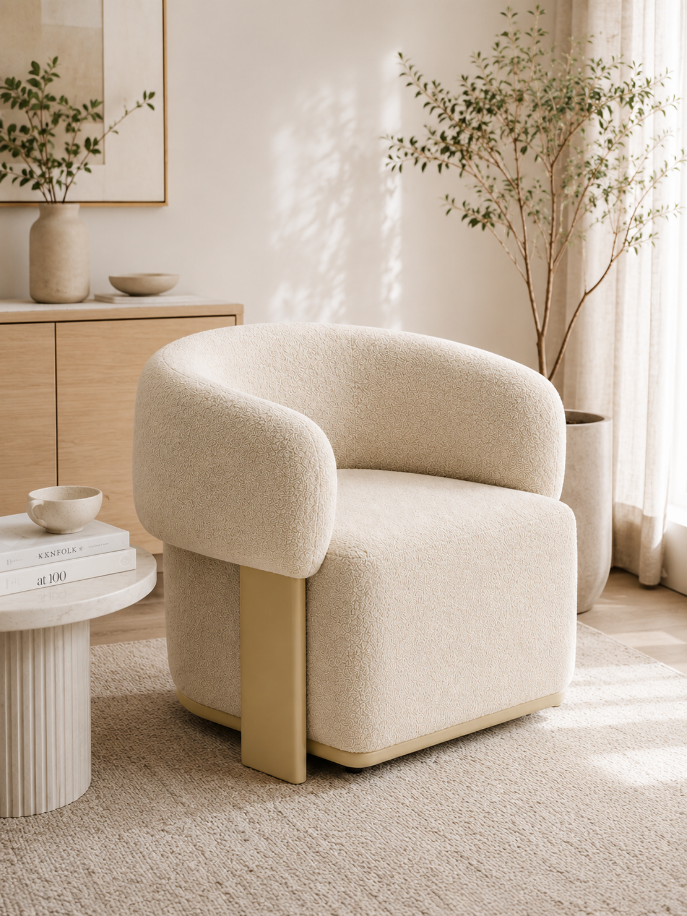 Arlo Curve Accent Chair