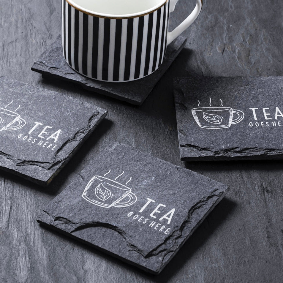 Engraved Slate Coaster - Set of 2