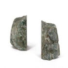 Semi Precious Book End Set - Green Quartz