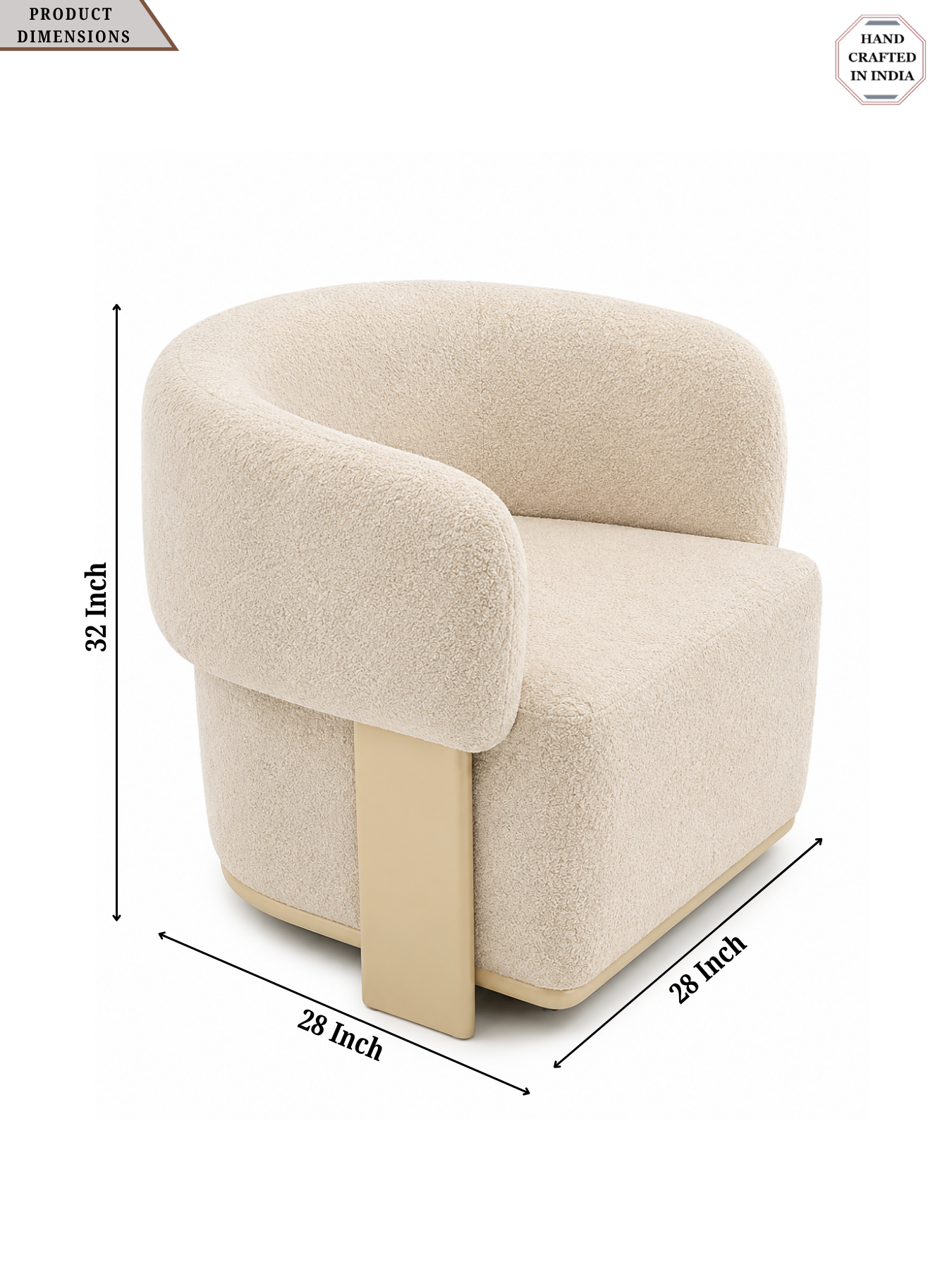 Arlo Curve Accent Chair