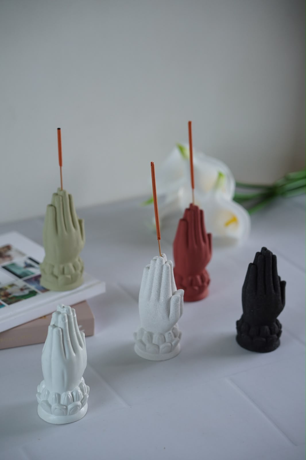 Praying Hands Incense Holder