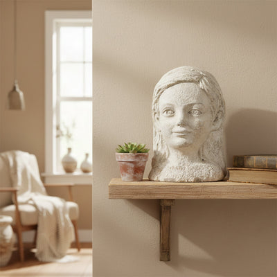 Japanese Head Statue 2