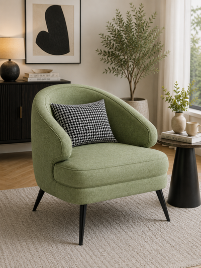Alison Curve Accent Chair