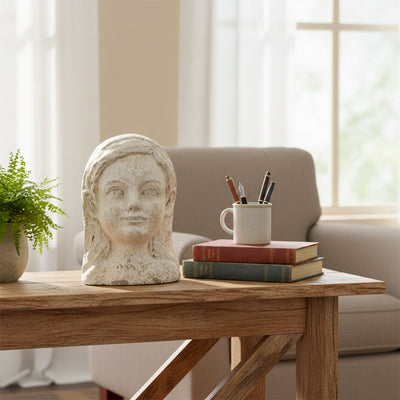 Japanese Head Statue 2