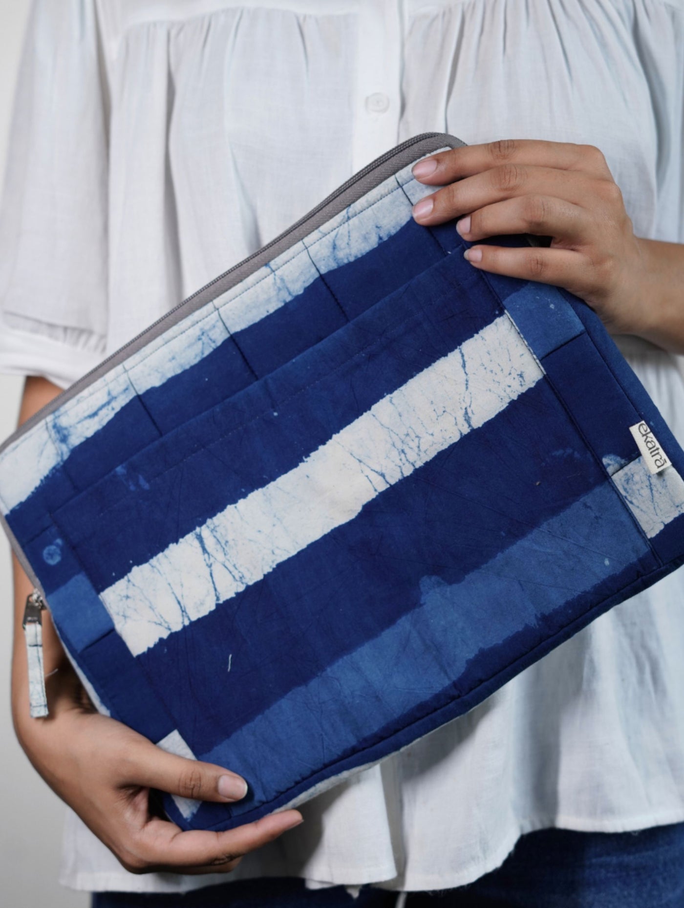 Laptop Sleeve Indigo Stripes