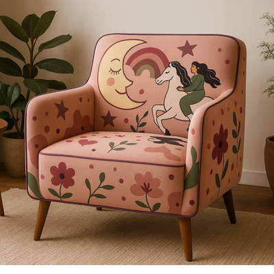 Velvet Lounge Chair