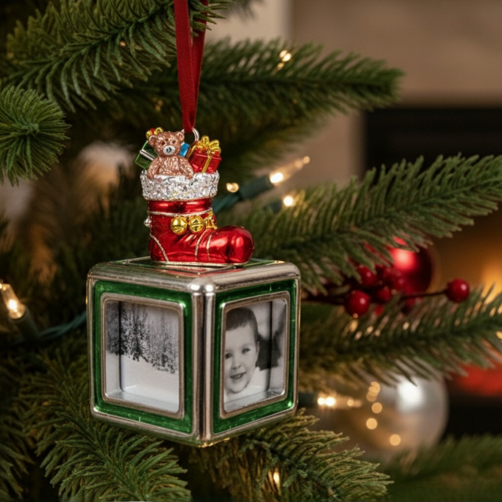 Picture Frame Decoration Santa Stocking