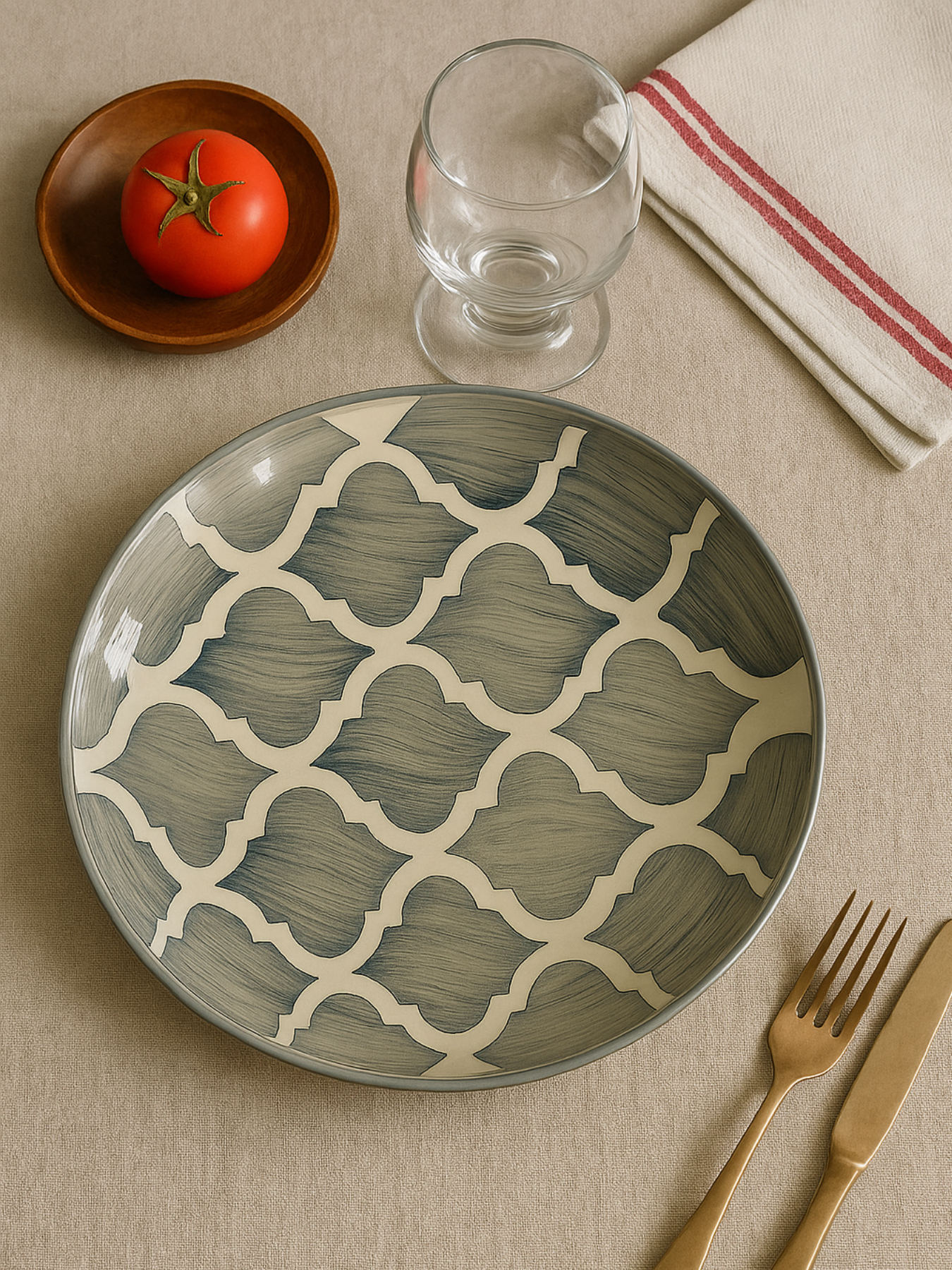 Elegant Ceramic Serving Plate