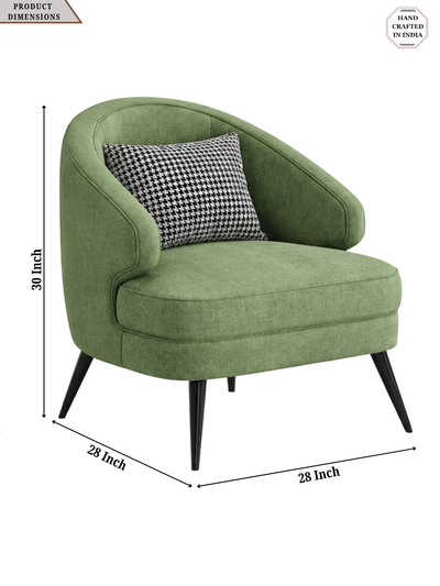 Alison Curve Accent Chair