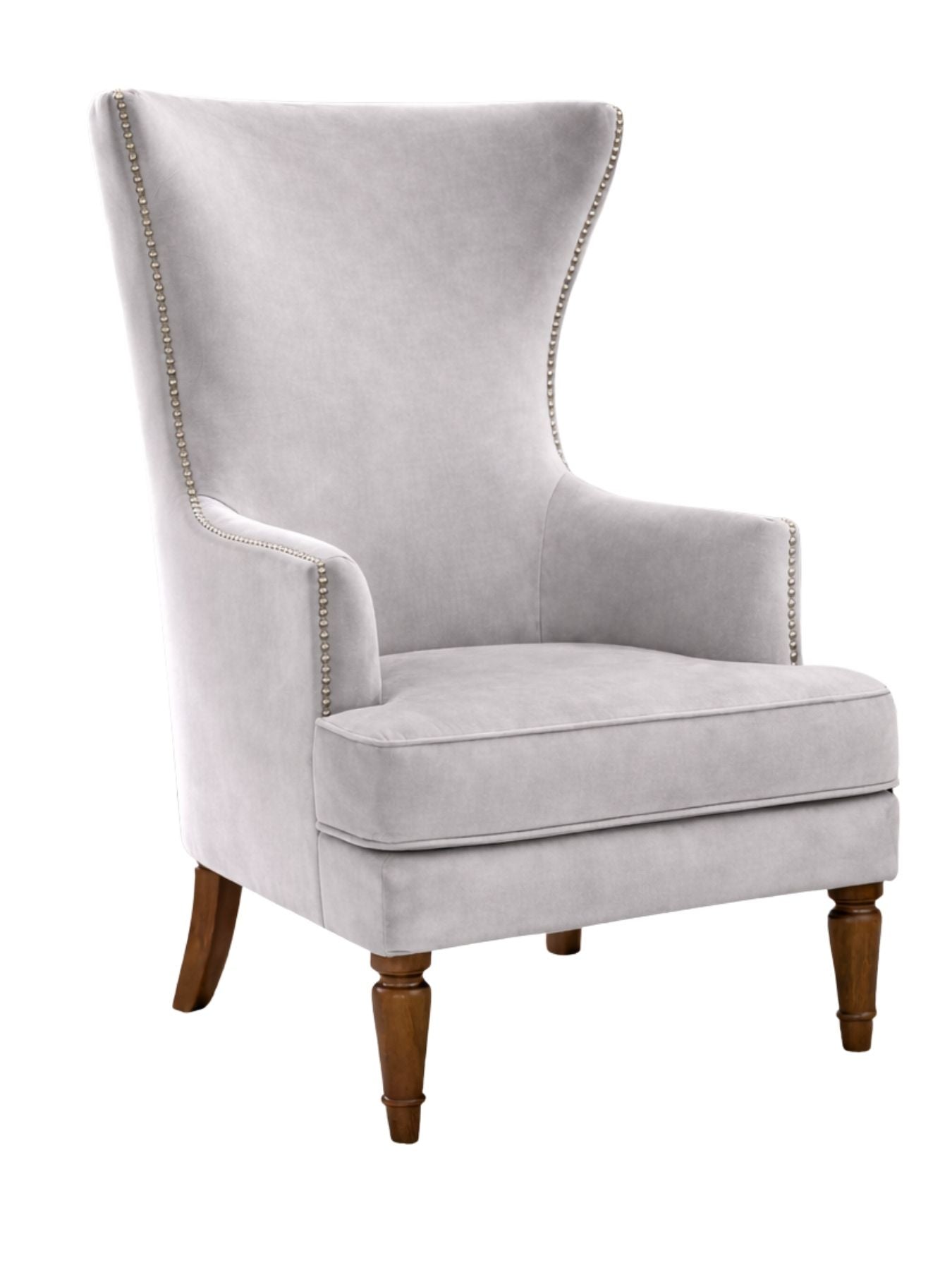 Elysian Velvet Wingback Accent Chair