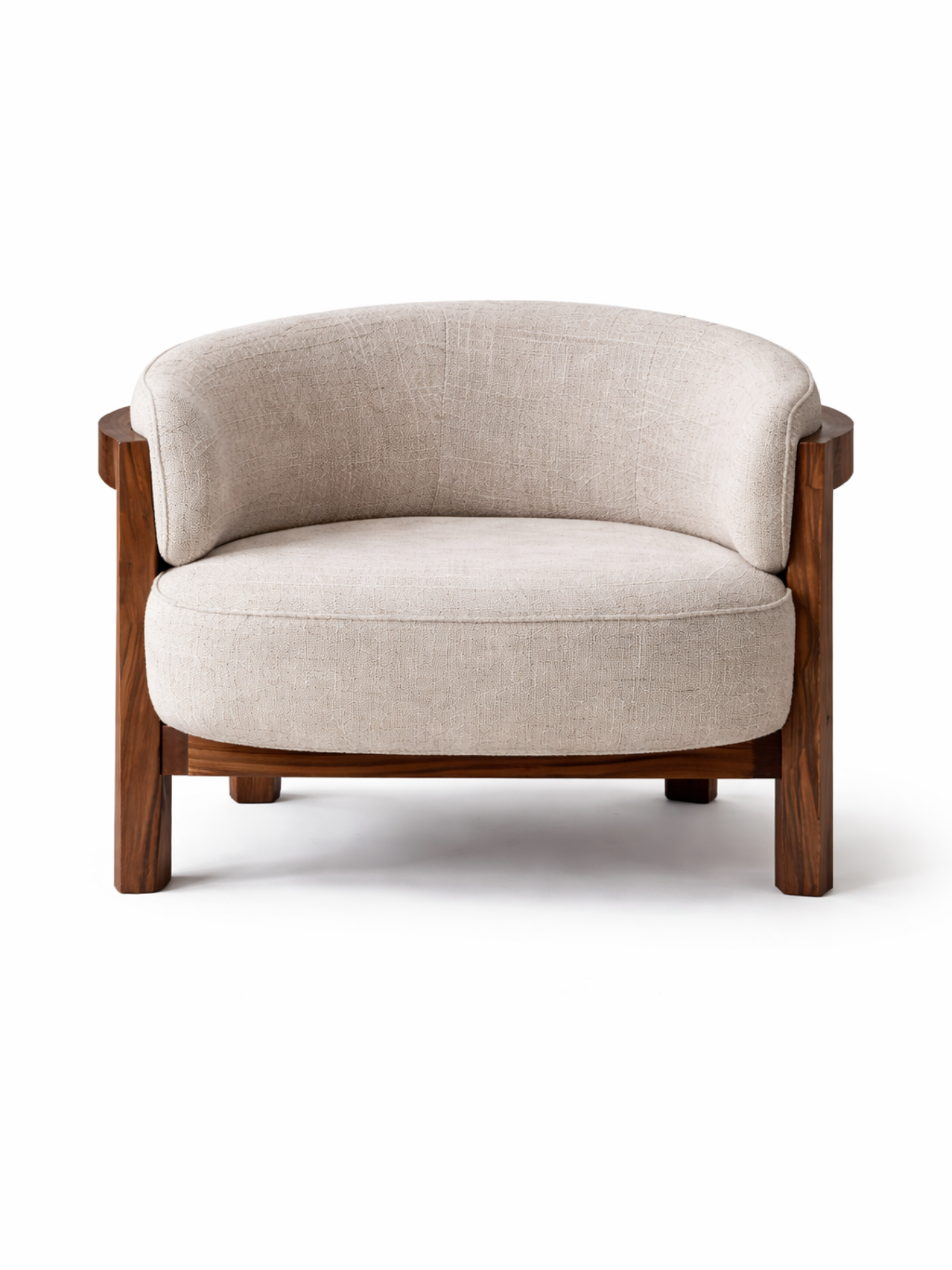 Elra Solid Teak Wood Accent Chair