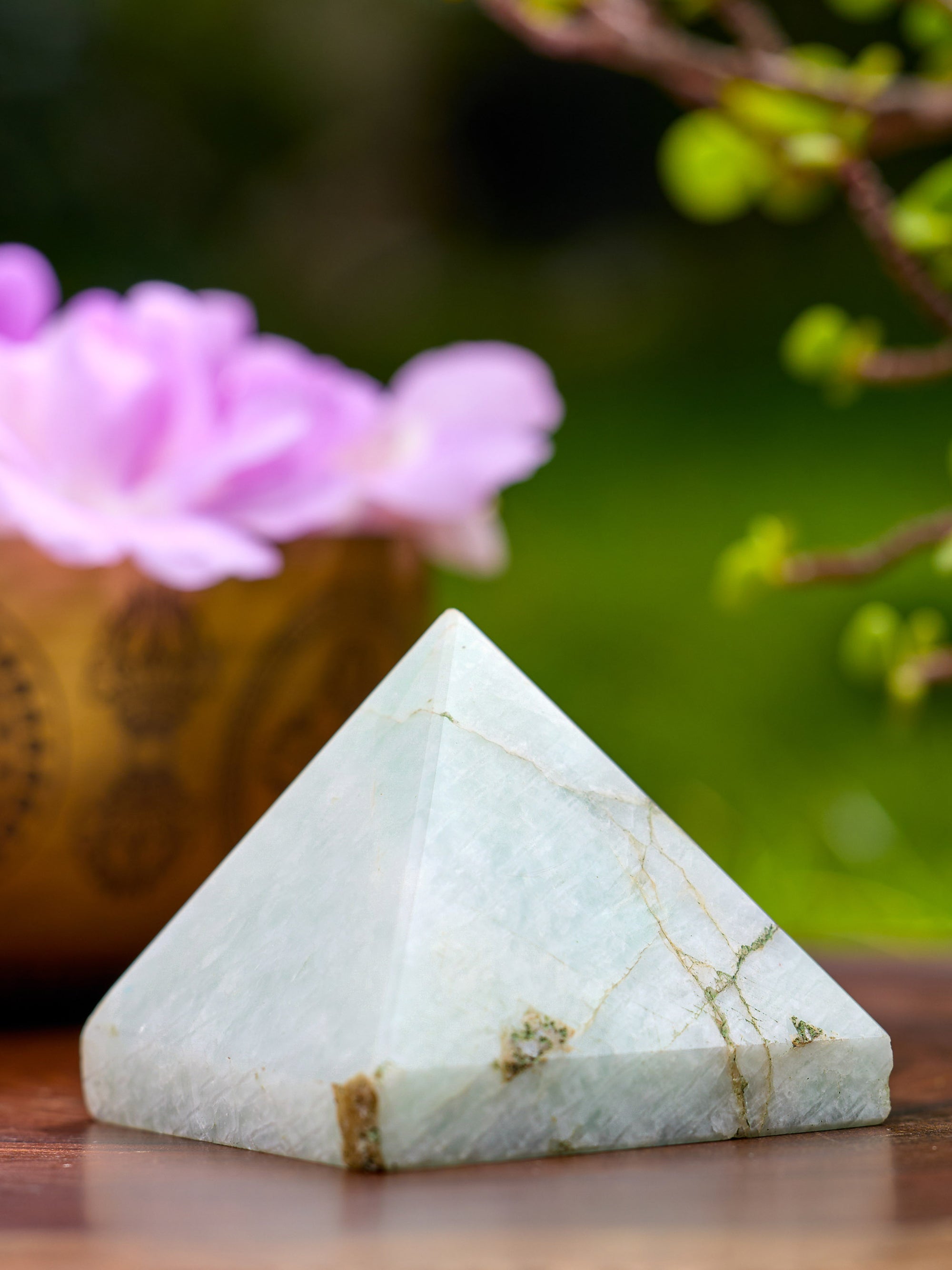 Semi-precious Gemstone - Amazonite Pyramid